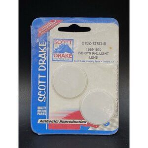 Scott Drake 65 69 Mustang Ford 61 70 T-Bird Pillar Lamp Lenses C1SZ-137830-B